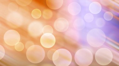 Açık mor, daireli sarı vektör şablonu. Bulanık halkaları olan soyut simli çizimler. Marka kitabınız için yeni şablon.