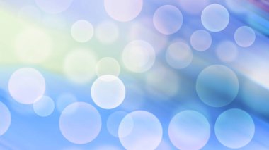 Açık mavi, çemberli yeşil vektör arka plan, küreler. Soyut tarzda dekoratif tasarım, daireler, çizgiler. Yeni yıl poster tasarımı. için şablon