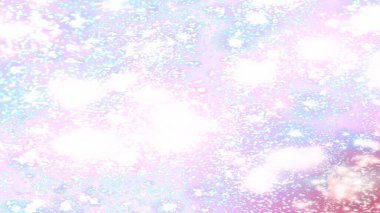 Kar taneleri ile renkli arka plan