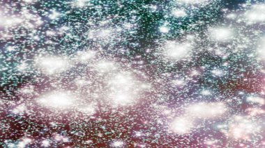 Yılbaşı ve yeni yıl arkaplanı kar taneleri ve yıldızlarla