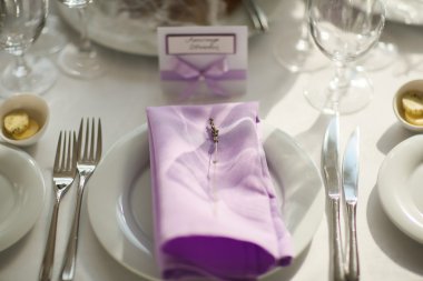 Tablo ayarı ile lavanta çiçekleri, yakın çekim