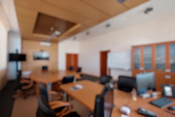 Businessmen blur in the workplace.Table Top And Office of Background.abstract work in with computer. , shallow depth focus. — Stock Photo, Image