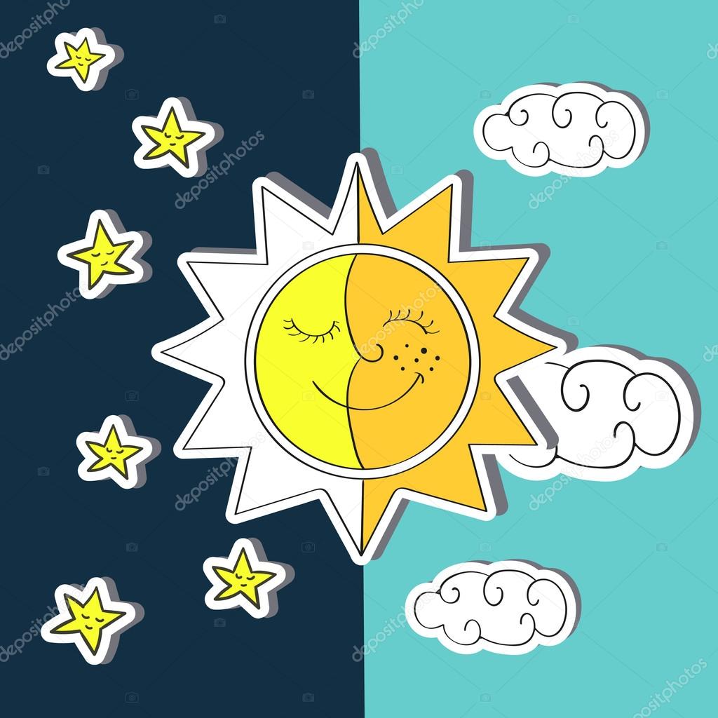 これまでで最高の星 月 太陽 イラスト 無料イラスト集 これまでで最高の星 月 太陽 イラスト 無料イラスト集