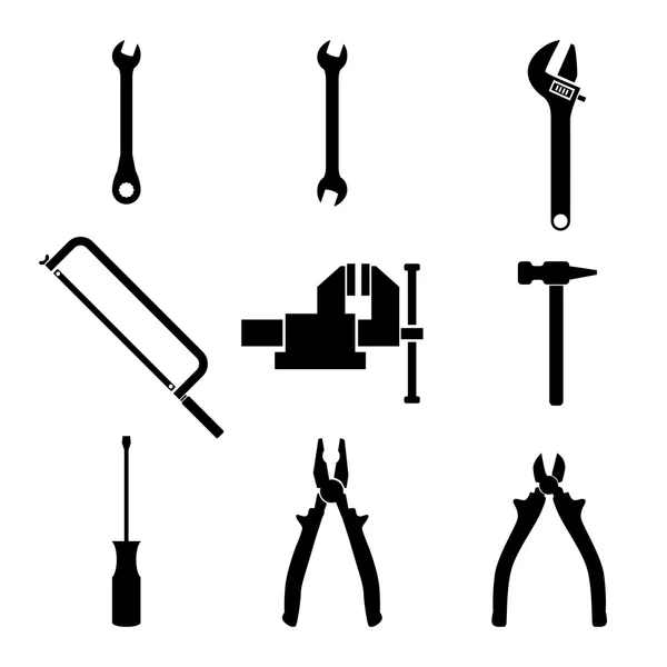 Small tools icon set — Stock Vector