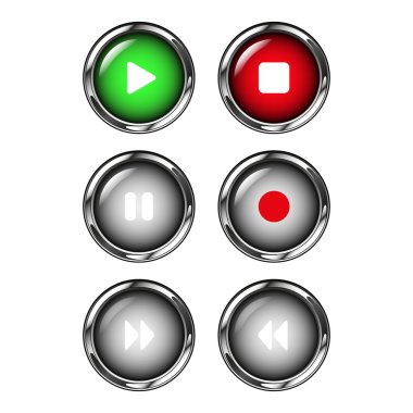 Media player düğmeleri