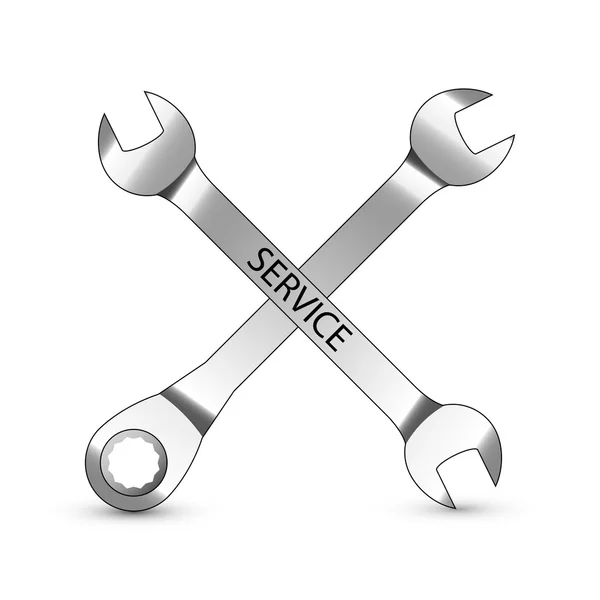 Ilustracja logo serwisu — Wektor stockowy