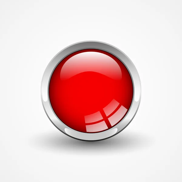 Botón Web redondo — Vector de stock