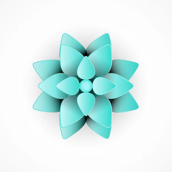 Illustration de fleur de lotus — Image vectorielle