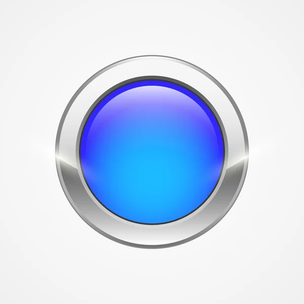 Bouton web bleu — Image vectorielle