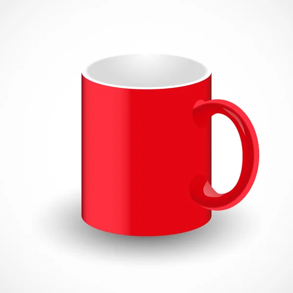 Illustration tasse rouge — Image vectorielle