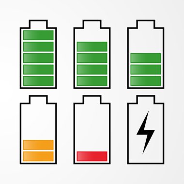 batarya gösterge simgeleri