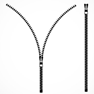 Açık ve kapalı fermuar