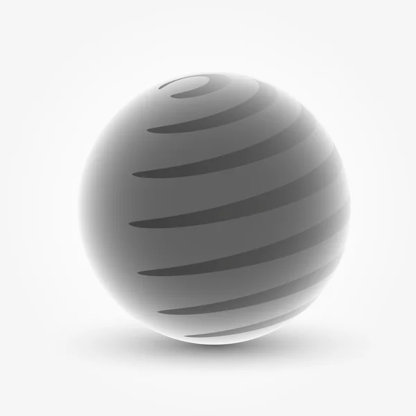 Abstrakter Hintergrund mit Ball — Stockvektor