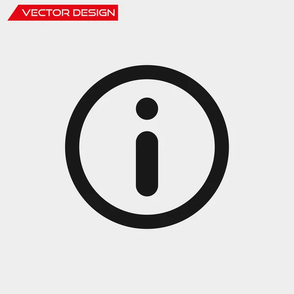 Vector info icon — Stock Vector