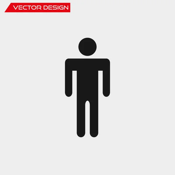 Stick figure icon — Stock Vector