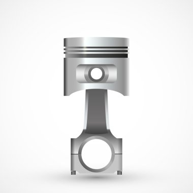 Vektör motor piston