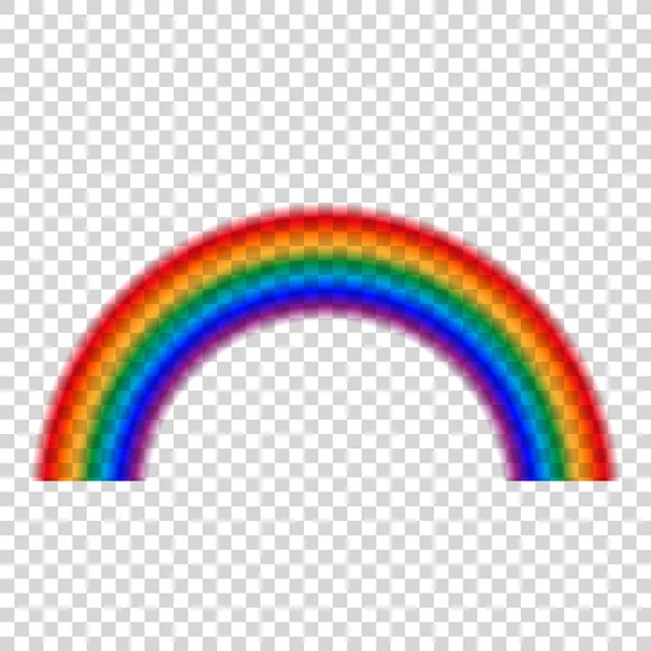Transparente arco-íris vector —  Vetores de Stock
