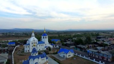 Katedralde Ulan-Ude, Buryatia üzerinde uçuş.