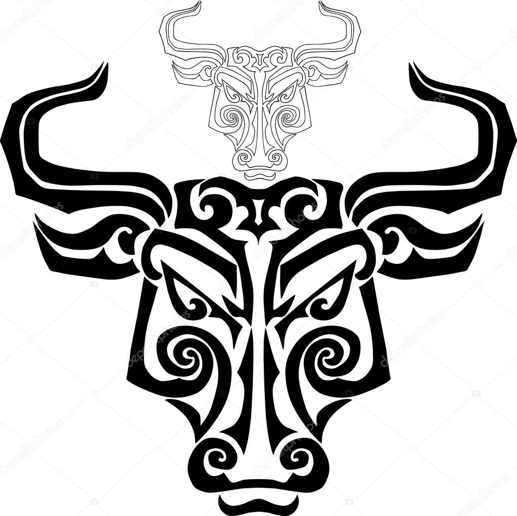Bull head with horns. Hand drawn vintage engraving style woodcut vector  illustration Eps 10 Stock Vector | Adobe Stock