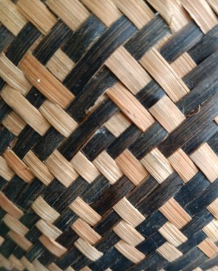 yakın - bambu dokuma desen arkaplan