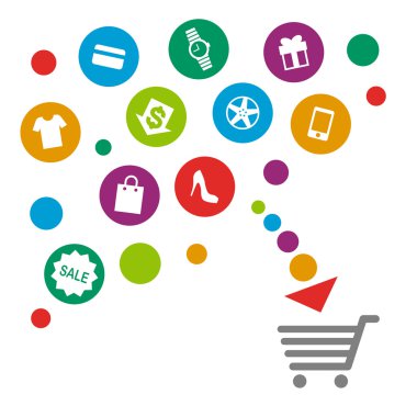 Alışveriş sepeti bazı şeyler yüklemek hazır