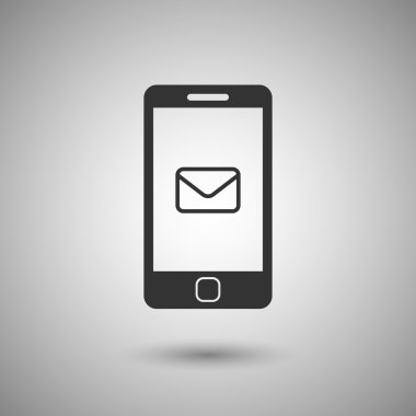 Cep telefonunuzla e-posta simgesi