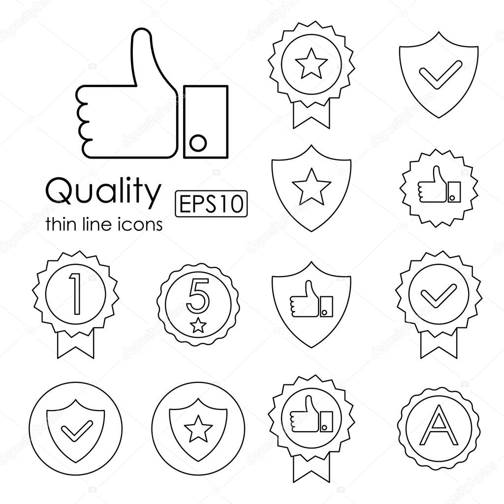 Quality control related symbols Stock Vector by ©Azamatovic 115255250