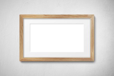 Antika Kahverengi Klasik Klasik Eski Klasik Eski Tahta Dikdörtgen Yapılandırma Kanvas Çerçevesi beyaz arka planda izole edildi. Boş ve çeşitli deneklerin baget kalıpları. Tasarım elemanı. resim, ayna ya da resim için kullan