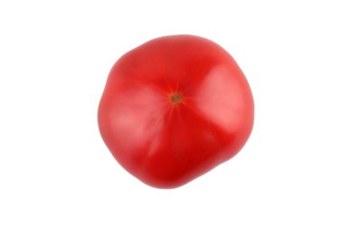 Üzerinde kırmızı olgun domates