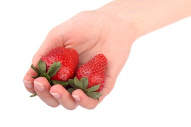 Çilekli tatlı canlı