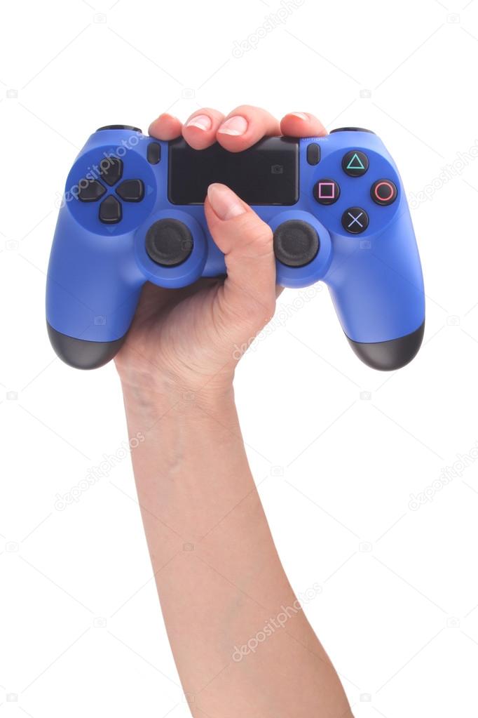 Blue Game Console (Hand)