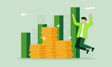 Büyüme veya iyileştirme, satışları artırma veya gelir artışı, büyüyen işletmeler veya daha fazla kâr kavramı elde etmek için pazarlama planı geliştirme,