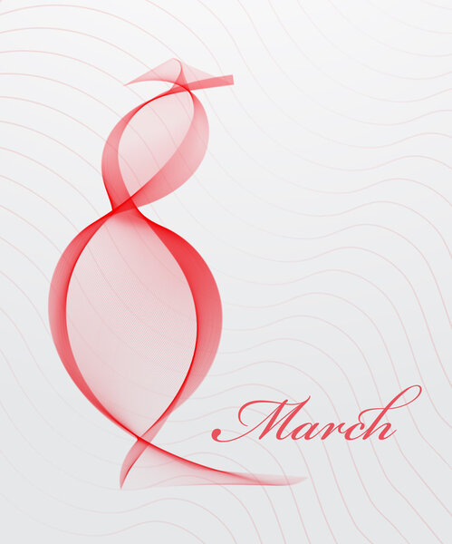 Открытка с 8 марта
