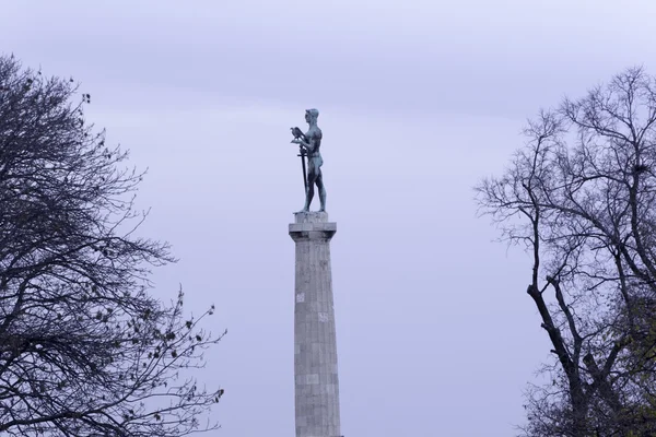 Victor monument in Belgrado — Stockfoto