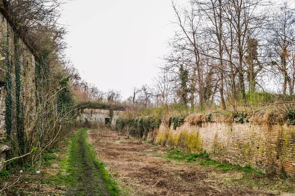 Gamla Murar Petrovaradin Fästning — Stockfoto