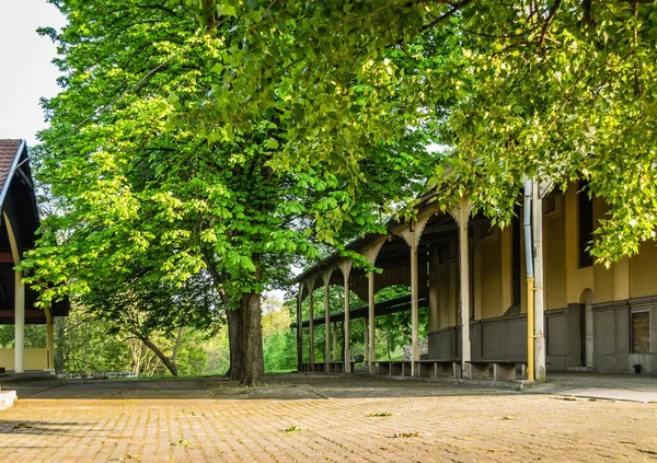 Novi Sad Serbia Abril 2019 Suburbios Novi Sad Petrovaradin Período — Foto de Stock