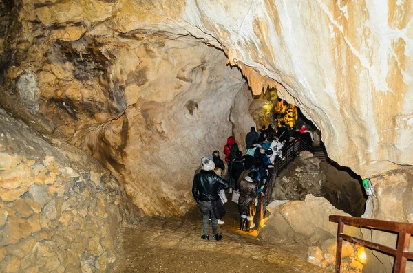 Detta Grotta Som Ligger Serbiens Ravin Och Kallas Resavska Pecina — Stockfoto