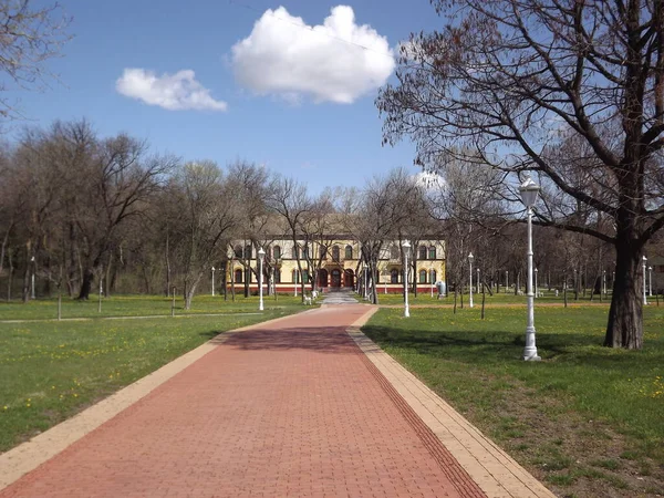 Subotica Serbia Abril 2013 Parque Lago Palic Día Soleado Primavera — Foto de Stock