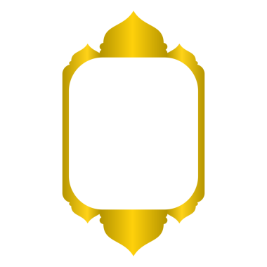 Altın Minimalist Ramazan Kareem İslami çerçevesinde Ramazan tasarımı projeleri için cami silueti yer alıyor.