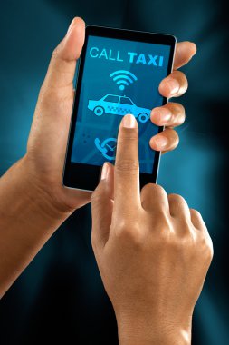  Akıllı telefon üzerinde rezervasyon taksi