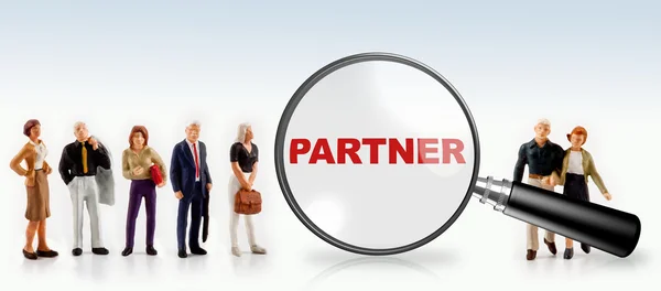 Partner och affärsidé — Stockfoto