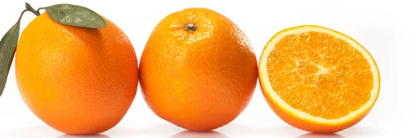 Concept Bannière Alimentaire Fruits Ingrédients Biologiques Gros Plan Des Oranges — Photo
