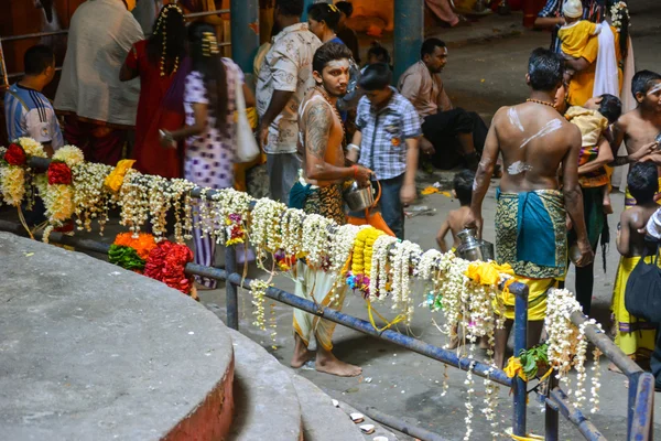 Hindu man after ceremony — Stock Photo, Image