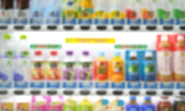 Soft drink vending machine defocus background — Stock Photo, Image