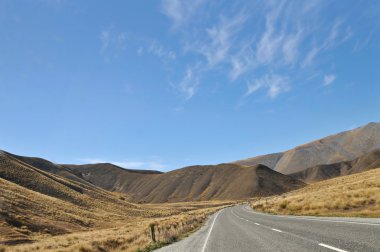 Doğal karayolu Güney Adaları, Yeni Zelanda.