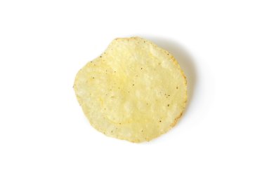 Beyaz arka planda izole - patates cipsi
