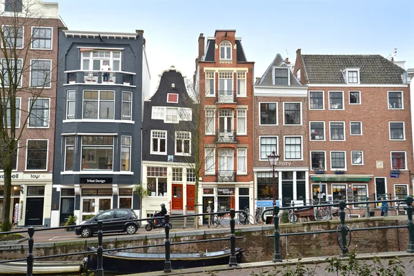 Staré město, budova, Amsterdam — Stock fotografie