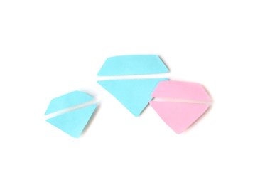 Baklava simgesini - kağıt sanat (izole)