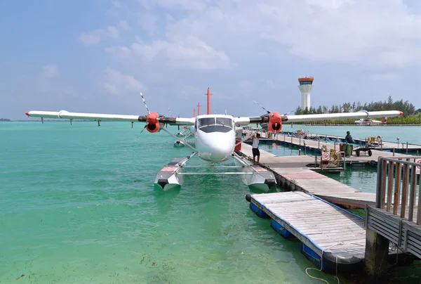 Seaplane, Masculino, Maldivas — Fotografia de Stock