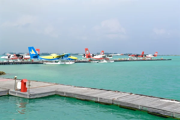 Seaplane, Masculino, Maldivas — Fotografia de Stock